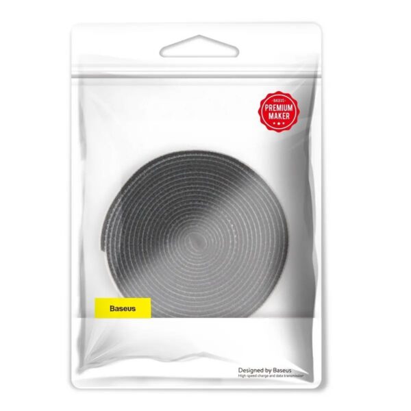 Baseus Colourful Circle Velcro Strap 3m Black