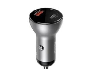 Baseus Digital Display Car Charger USB QC4.0 + USB-C PD 3.0