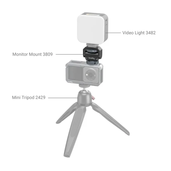 1651059319978_3809-10 SmallRig 3809 Monitor Mount Lite with Cold Shoe