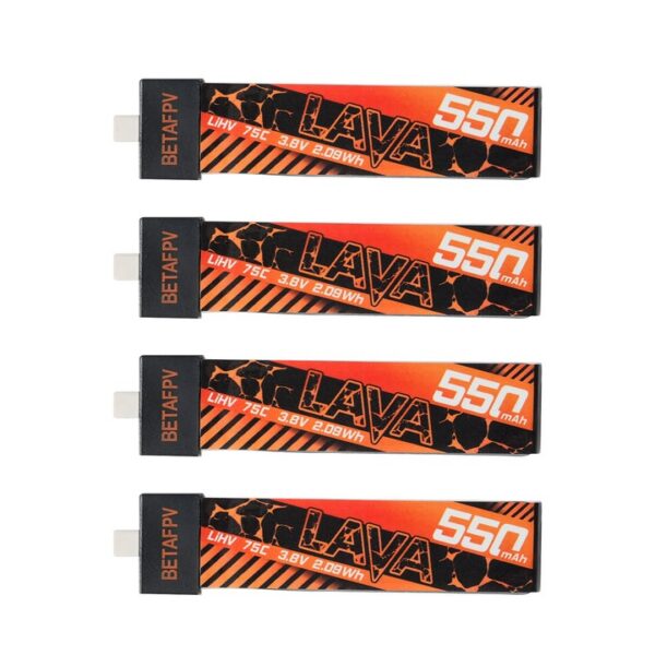 BetaFPV LAVA Series 1S Battery 1S 550mah (4 pcs)