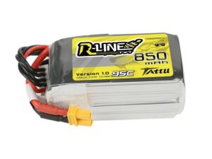 Tattu R-Line 850mAh 14.8V 4S1P 95C Lipo Battery Pack with XT30 Plug