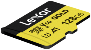 Lexar microSD GOLD microSDXC UHS-II/C10/A1/U3 R280/W100 (V60) 128GB