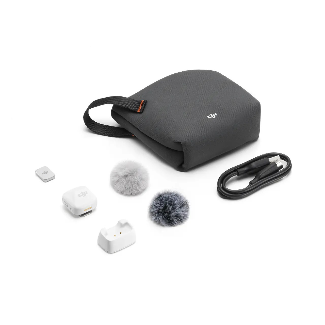 DJI Mic Mini Transmitter (Arctic White) - Dronai.lt