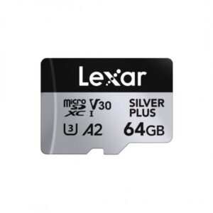 Lexar SILVER Plus MicroSDXC UHS-I/U3/A2/4K R205/W100 (V30) 64GB