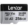 Lexar SILVER Plus MicroSDXC UHS-I/U3/A2/4K R205/W150 (V30) 256GB