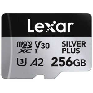 Lexar SILVER Plus MicroSDXC UHS-I/U3/A2/4K R205/W150 (V30) 256GB