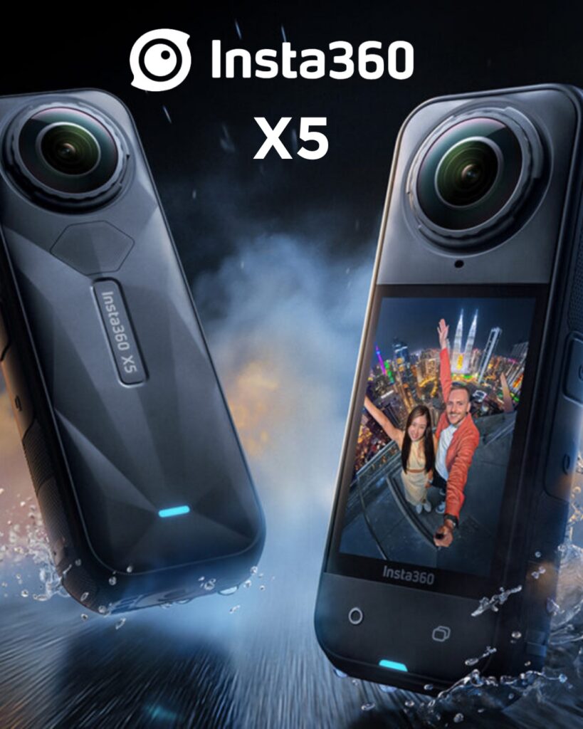 Insta360 X5 – Nauja kokybė 360° kamerų pasaulyje