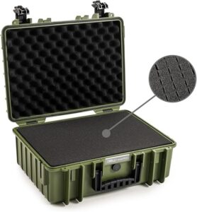 Dėklas BW Outdoor Cases Type 500 / Bronze green (pre-cut foam)