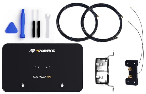 4Hawks Raptor XR for DJI Mavic 3 series with 10m extension cables