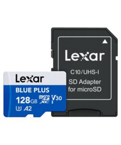 Lexar microSD Blue Plus with Adapter 128GB