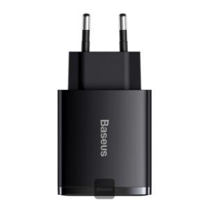 Baseus Compact Quick Charger 2U+C 30W (Black)