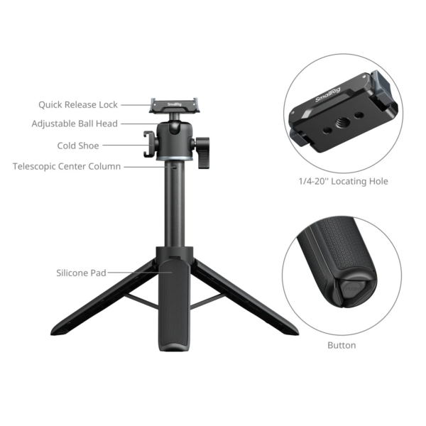 SmallRig 5435 Grip-Tripod for Action Cameras