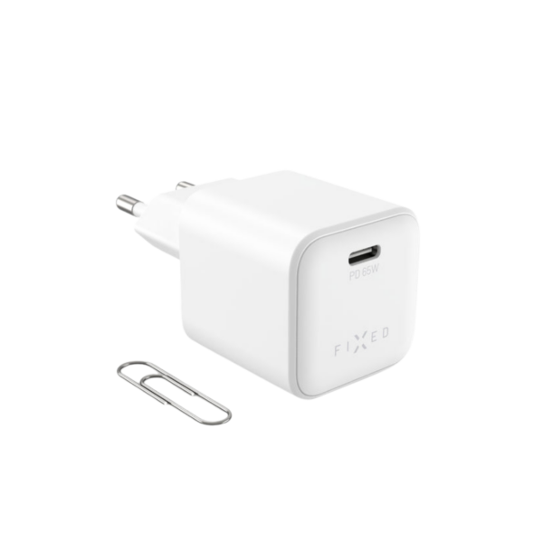 FIXED Mini USB-C GaN Charger 65W, white