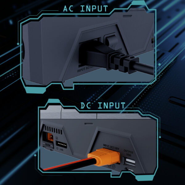 "ToolkitRC Q6AC" 4 kanalų AC/DC įkroviklis