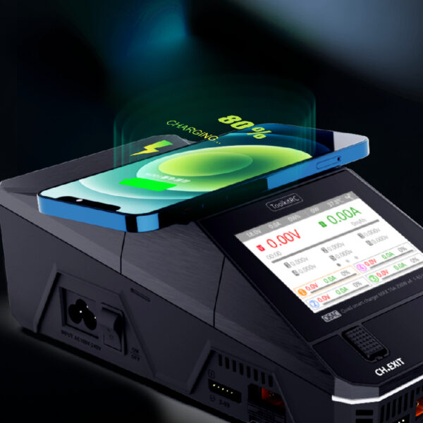 "ToolkitRC Q6AC" 4 kanalų AC/DC įkroviklis