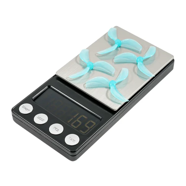 "GemFan" 45 mm 3 menčių sraigtai su 1,5 mm velenu (4 vnt.), pilkos spalvos