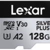 "Lexar microSDXC Silver Plus 1066x UHS-I/U3/A2/4K R205/W150 (V30)" 128 GB