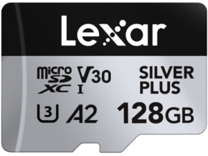 "Lexar microSDXC Silver Plus 1066x UHS-I/U3/A2/4K R205/W150 (V30)" 128 GB