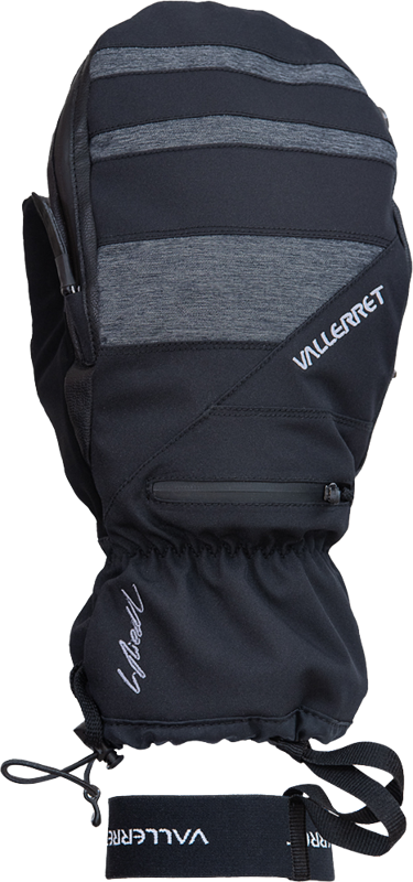 Vallerret Skadi pirštinė su užtrauktuku LRS: Black XL