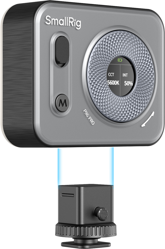 SmallRig 4660 Vibe P96 Pro mini LED vaizdo šviesa juoda