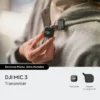 DJI Mic 3 Transmitter (Black)