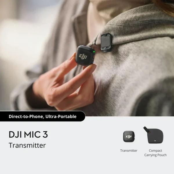 DJI Mic 3 Transmitter (Black)