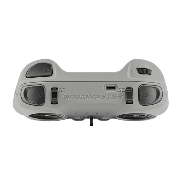 "Radiomaster T8L ExpressLRS" radijo valdiklis, baltos spalvos