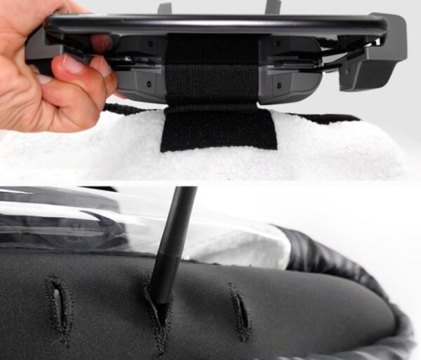 Rankų šildytuvo dangtelis, skirtas nuotolinio valdymo pultui