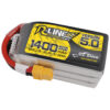 "Tattu R-Line" 5.0 1400mAh 22,2 V 150C 6S1P lipo akumuliatorių paketas su XT60 kištuku