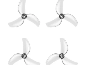 BetaFPV Gemfan 1611 3 menčių propeleriai (1,5 mm velenas, 4 vnt.) - skaidriai pilki