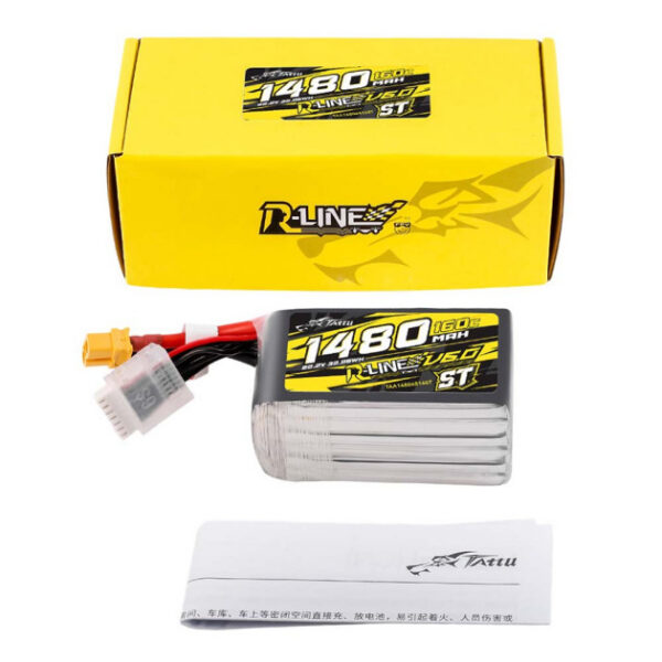 Tattu R-Line 1480mAh 6S 160C V6 ST
