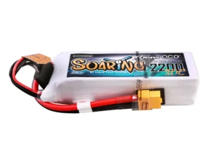 2_1__5 Gens ace G-Tech Soaring 2200mAh 14.8V 30C 4S1P Lipo akumuliatorius su XT60 kištuku