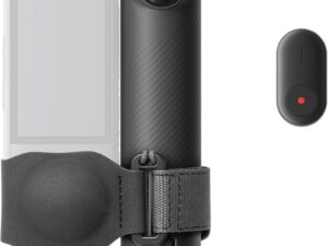 61OLYEOuOxL._AC_SL1500_ "Insta360" sulankstomas "2-in-1" asmenukių lazdos nuotolinio valdymo rinkinys (1/4" laikiklis)