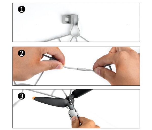 64433 DJI Air 3 (2 tipo) grandininė sraigto apsauga, skirta DJI Air 3 (2)