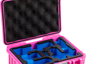 800q-01_127069 B&W dėklai 500 tipo, skirti DJI Osmo Pocket 3 Creator Combo, rožinės spalvos