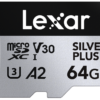 "Lexar microSDXC Silver Silver Plus 1066x UHS-I/U3/A2/4K R205/W150 (V30) 64GB