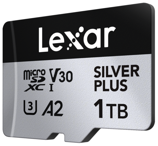 "microSDXC Professional Lexar SILVER Plus UHS-I/U3/A2/4K R205/W150 (V30) 1TB 1TB