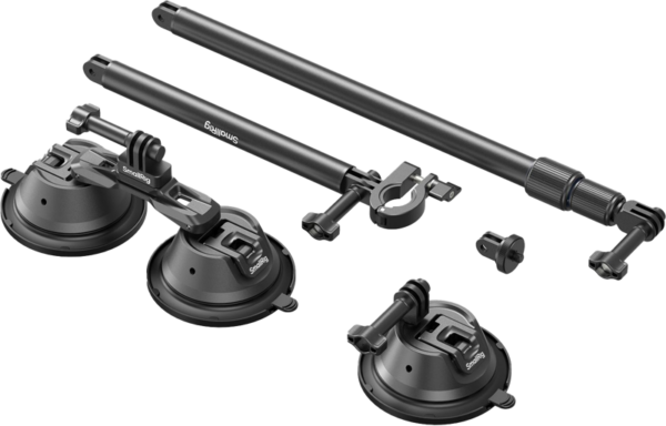 "SmallRig 4380" fotoaparato siurbtuko automobilinio laikiklio rinkinys, skirtas panoraminiam fotografavimui