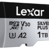 "microSDXC Professional Lexar SILVER Plus UHS-I/U3/A2/4K R205/W150 (V30) 1TB 1TB
