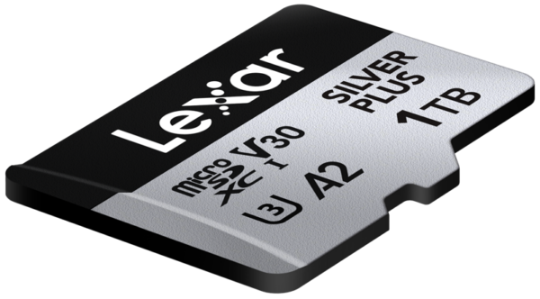 "microSDXC Professional Lexar SILVER Plus UHS-I/U3/A2/4K R205/W150 (V30) 1TB 1TB