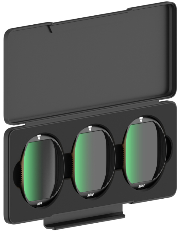 "PolarPro Mavic 4 Pro" užrakto ND filtrų kolekcija (ND4/16/64)