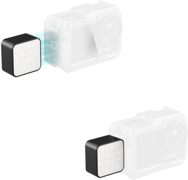 "SmallRig 5446" užpildymo šviesa veiksmo kameroms