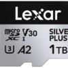 "microSDXC Professional Lexar SILVER Plus UHS-I/U3/A2/4K R205/W150 (V30) 1TB 1TB