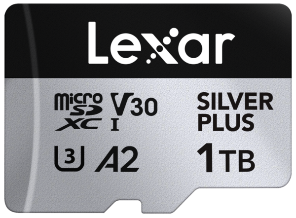 "microSDXC Professional Lexar SILVER Plus UHS-I/U3/A2/4K R205/W150 (V30) 1TB 1TB