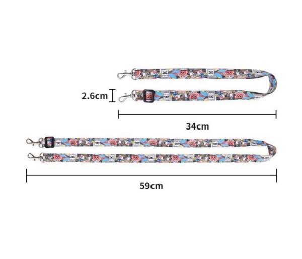 84642 Graffiti kaklo dirželis su varžtais, skirtas DJI RC 2 / RC Pro
