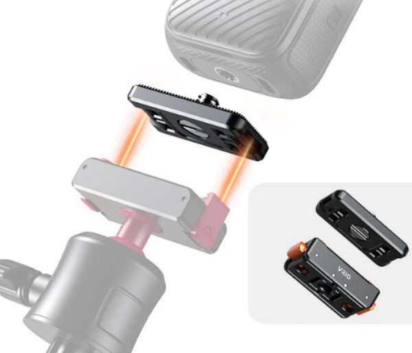 84679 Universalus CNC magnetinis greito nuėmimo laikiklis, skirtas "Insta360 Ace Pro" / X4 / "GoPro