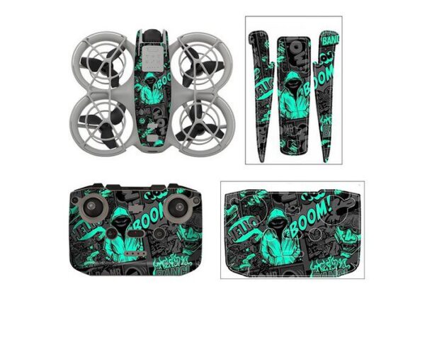 87044 PVC lipdukas, skirtas DJI NEO ir DJI RC-N3 (1 tipo)