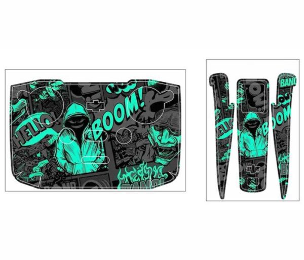 87046 PVC lipdukas, skirtas DJI NEO ir DJI RC-N3 (1 tipo)