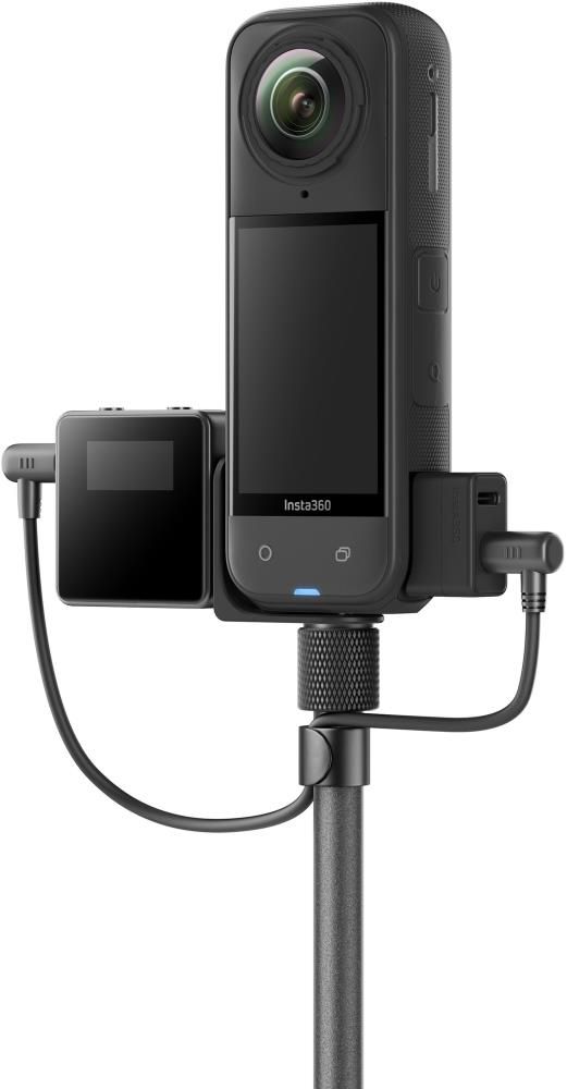 "Insta360 X5" nematomas mikrofono šaltasis batas