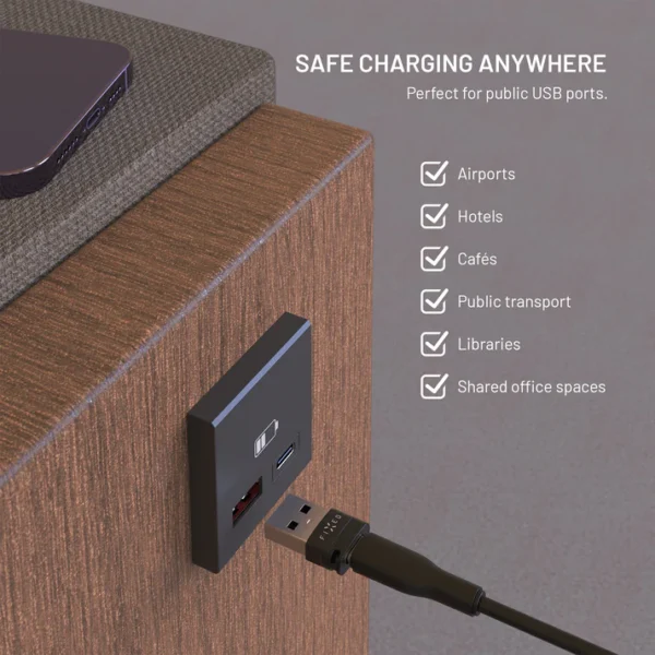 FIXED Duomenų blokatorius 2in1, juodas